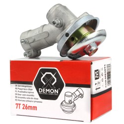 Coppia Conica per Decespugliatore a Scoppio | 40-52 cc | 2,5-5,5 CV | Asta Quadrata / 7 Denti / 9 Denti | Ø26-28 mm | Pezzo di Ricambio